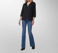 Toofan - High Low Collar Top