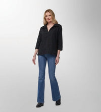 Toofan - High Low Collar Top