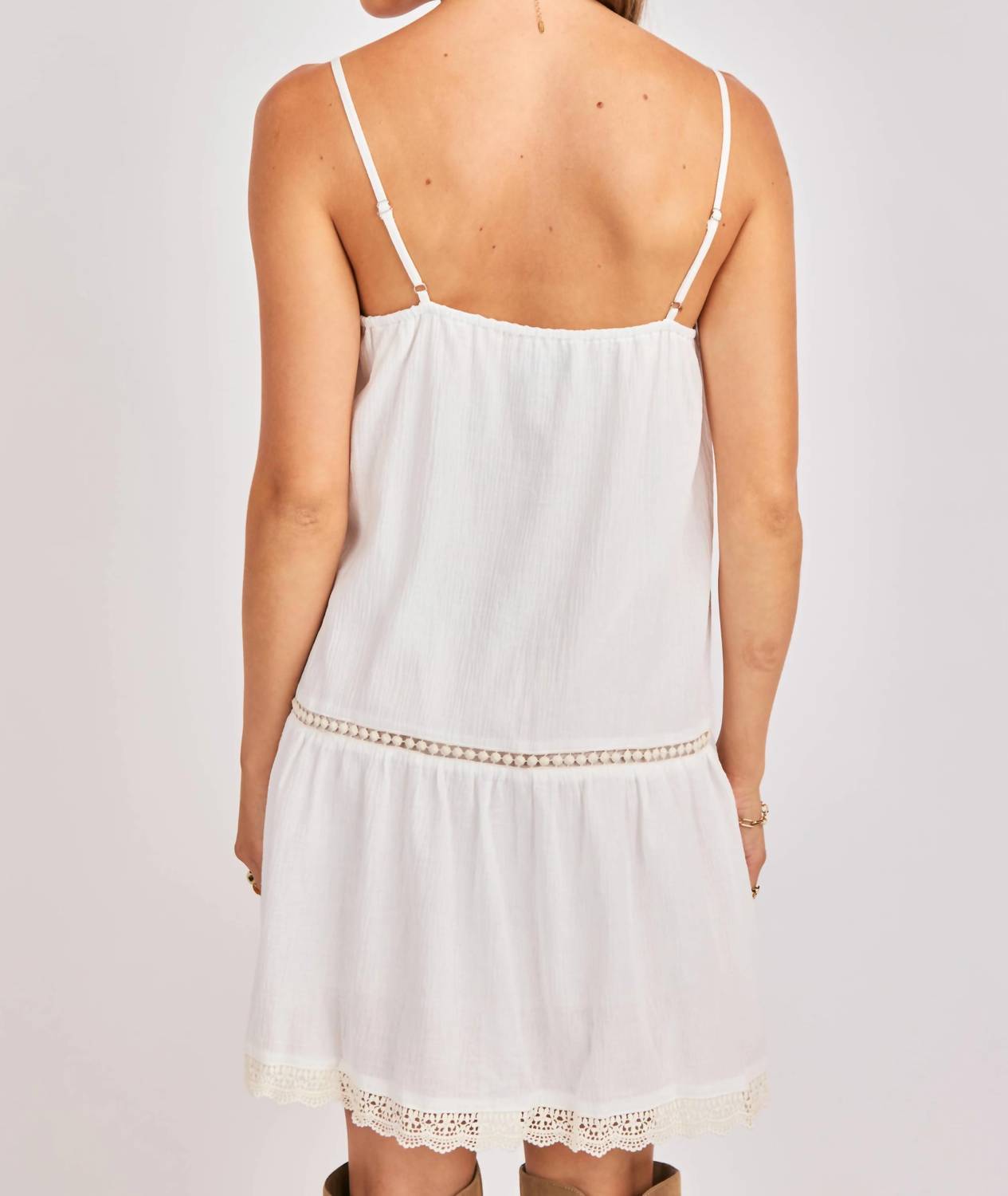 Sadie & Sage - Rosabelle Refined Pintuck Mini Dress
