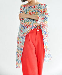 Molly Bracken - Umbrella Print Wrap Tunic