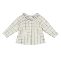 Arsène Et Les Pipelettes - Baby's Emeline Check Blouse