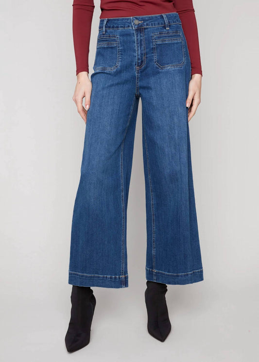 Charlie B - Crop Wide Leg Jeans