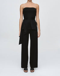 Marle Bruno Bodice Top in black - women's blouse