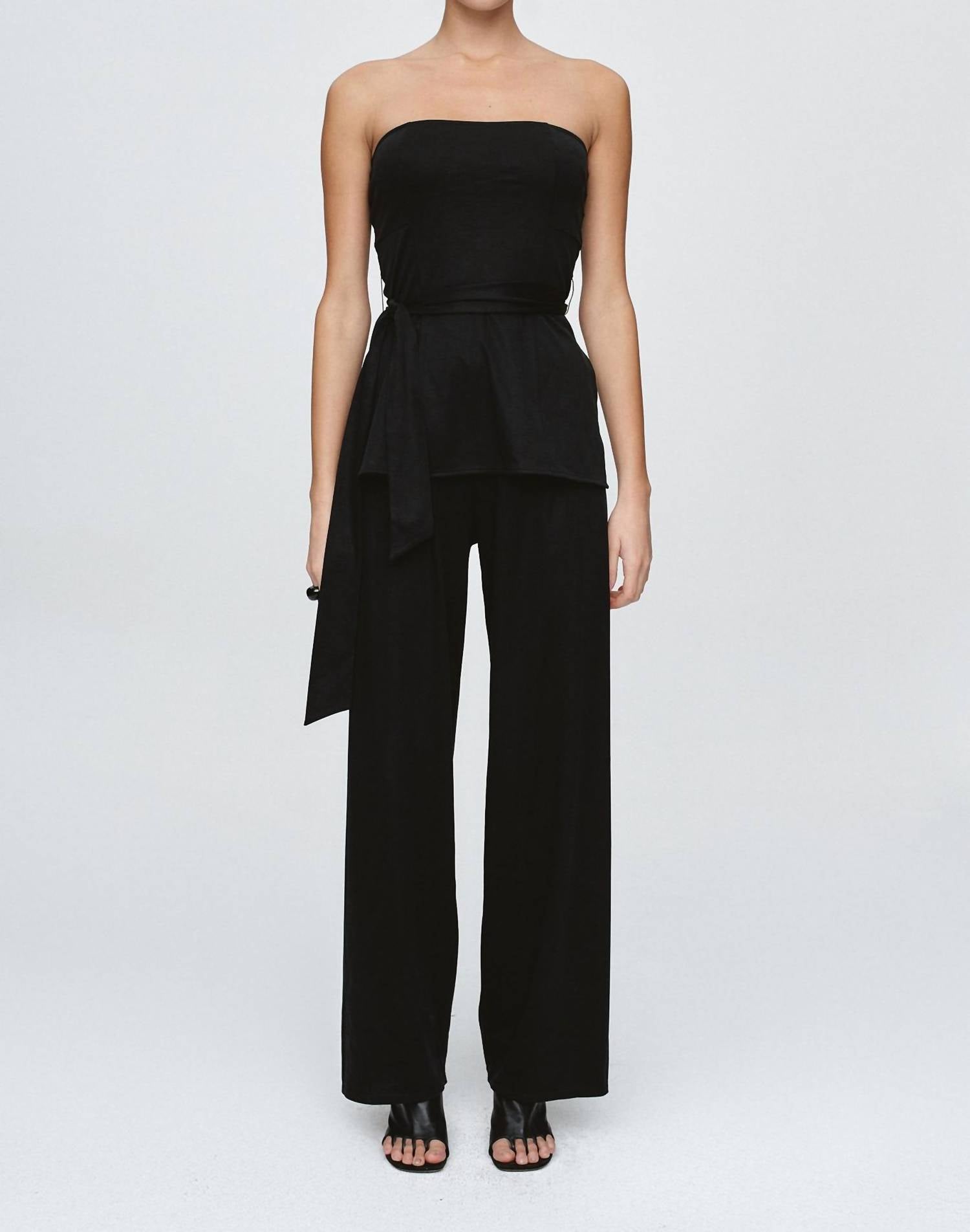Marle Bruno Bodice Top in black - women's blouse