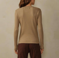 Road To Nowhere - Tasman Ribbed Henley Top