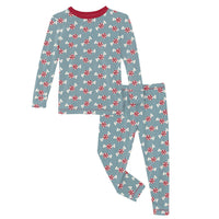 Kickee - Kids' Print Long Sleeve Pajama Set