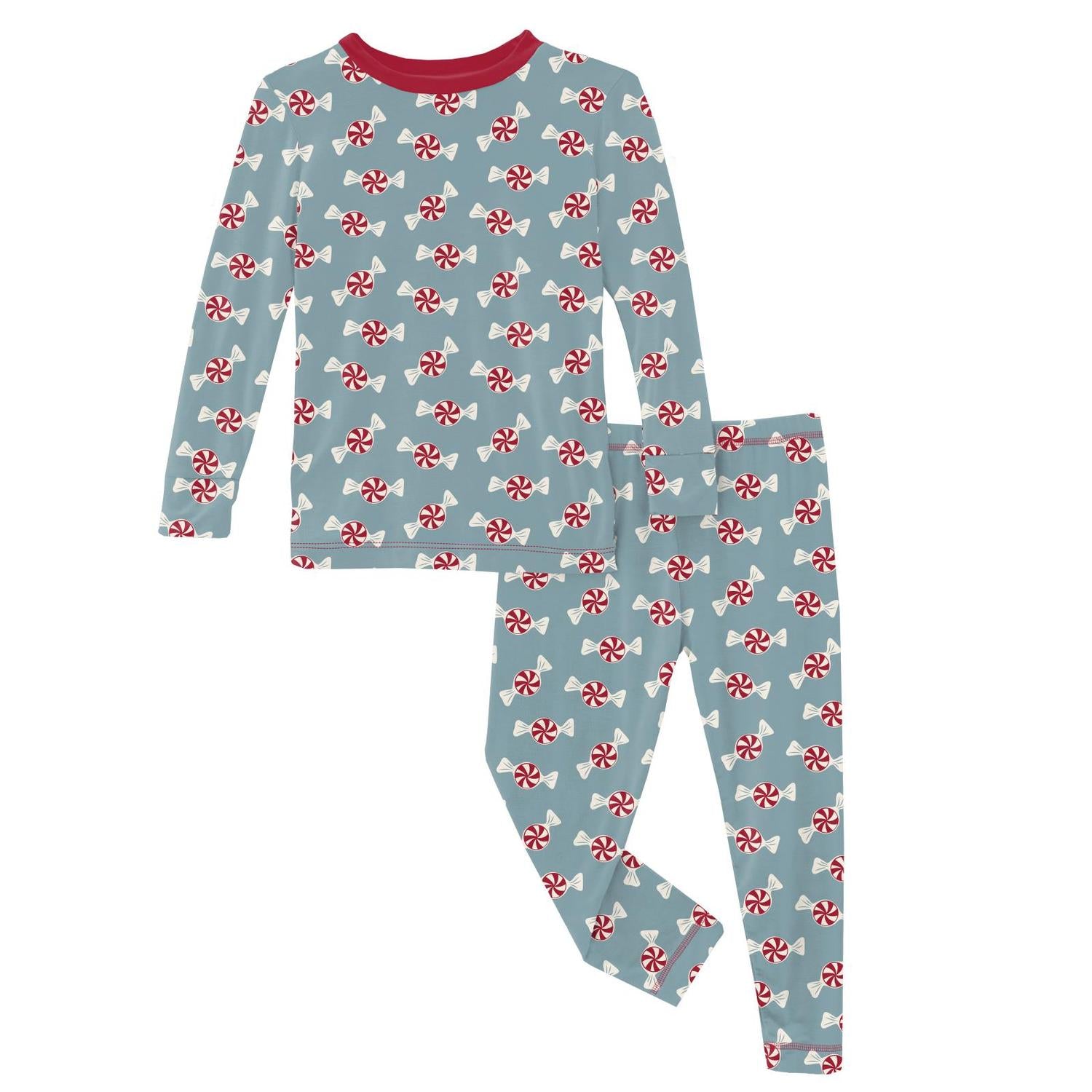 Kickee - Kids' Print Long Sleeve Pajama Set