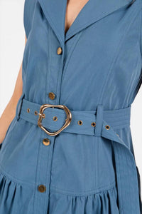 Big Hit Fashion - Slate Midi Dress