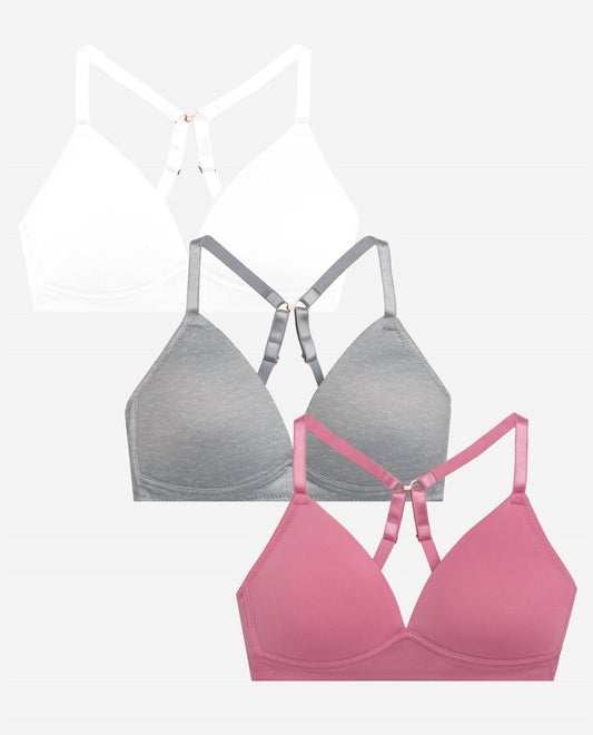 Danskin - Girls 3-pack Microfiber Bra