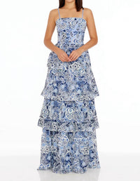Dress The Population - Heidi Tiered Dress