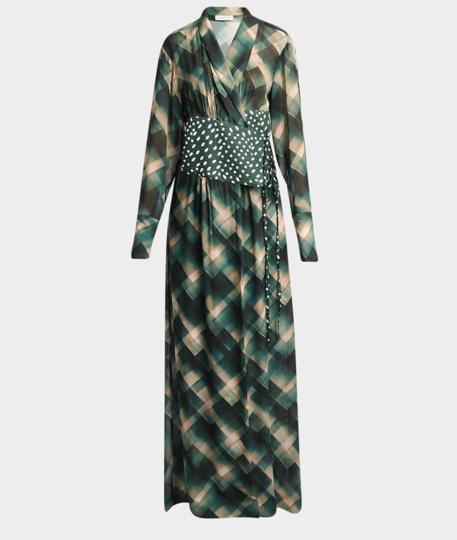 Dries Van Noten - Cenbeau Wrap Maxi Shirt Dress