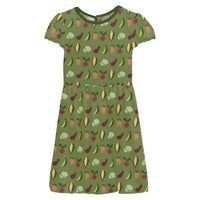 Kickee - Girl's Flutter Sleeve Twirl Dress