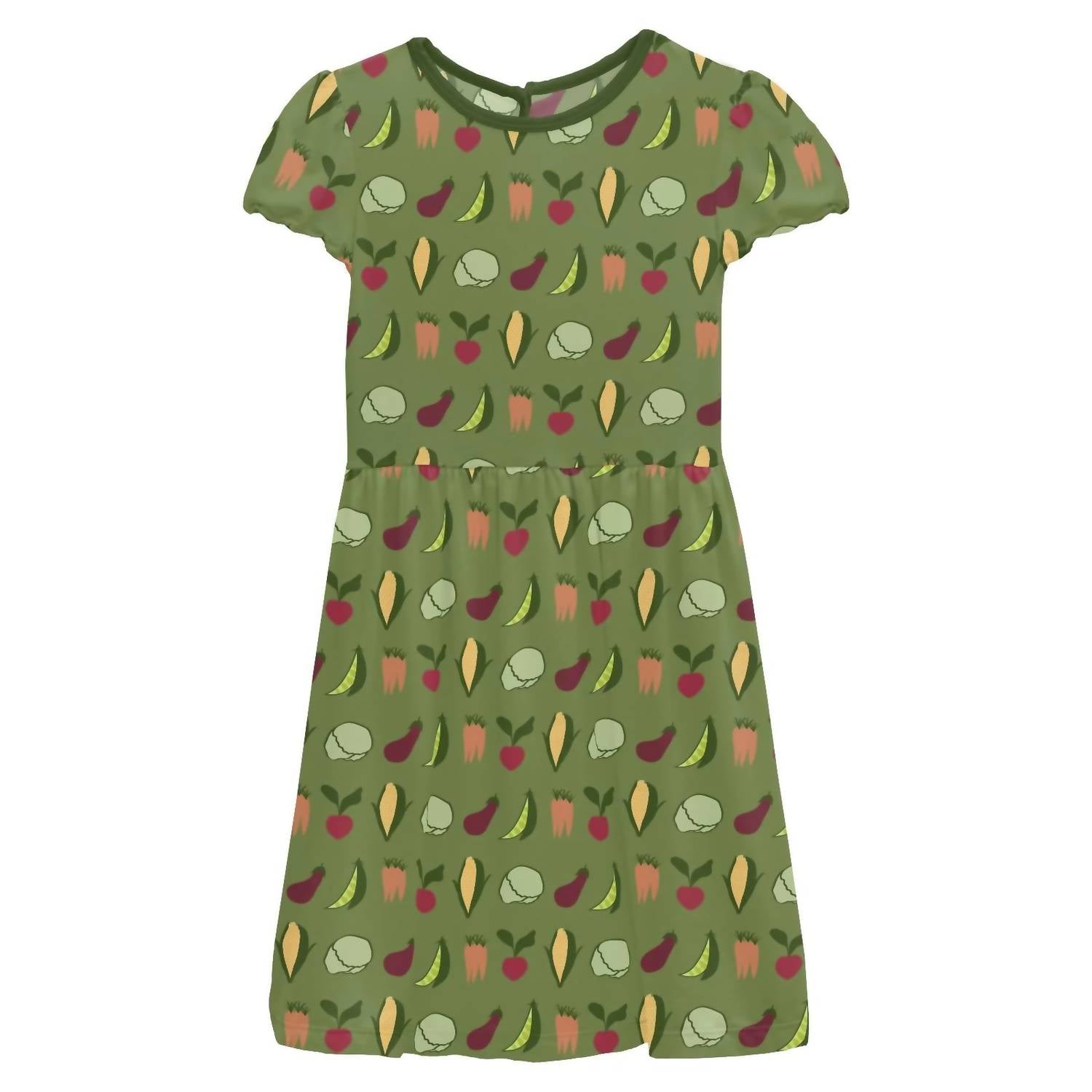 Kickee - Girl's Flutter Sleeve Twirl Dress