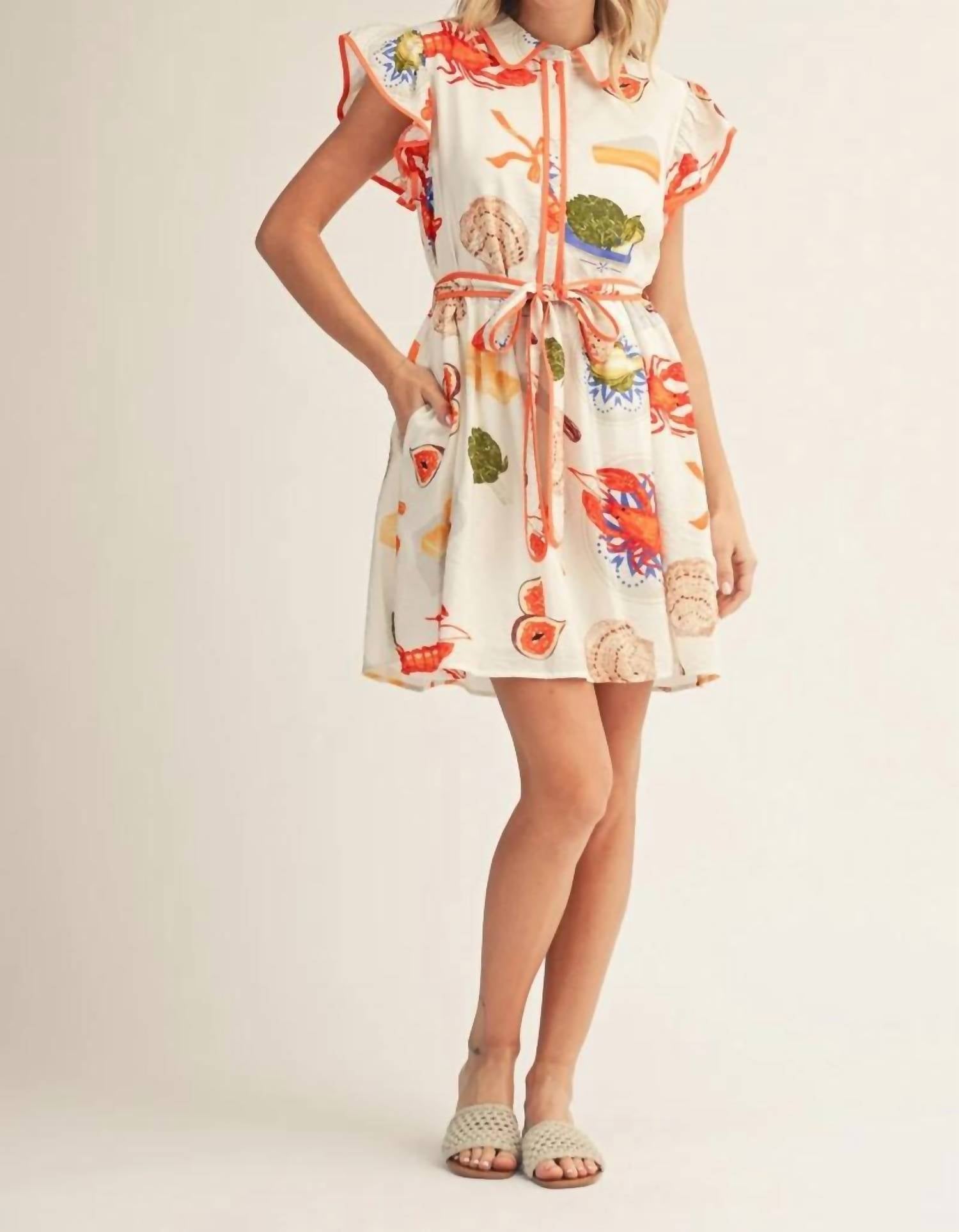Gigio - Summer Fun Belted Mini Dress
