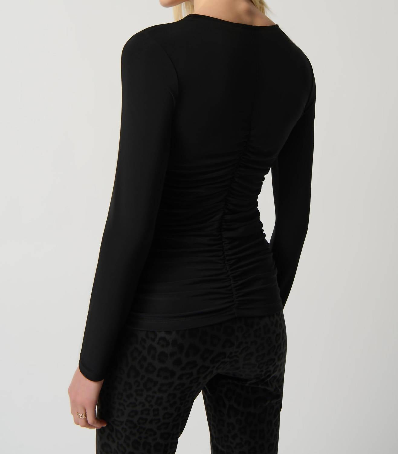 Joseph Ribkoff - Silky Knit Fitted Long Sleeve Top