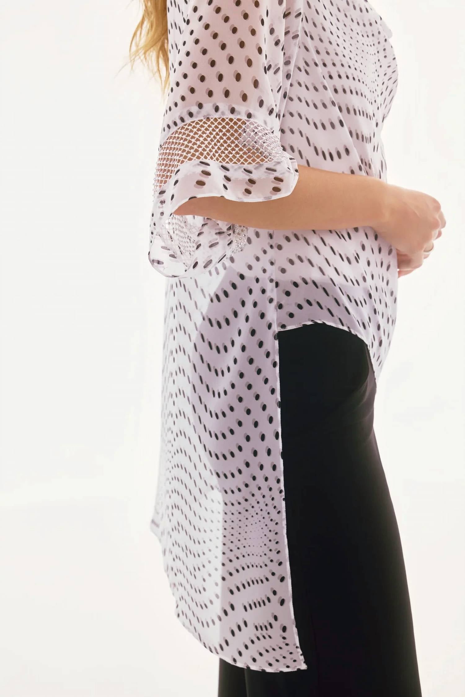 Joseph Ribkoff - Cowl Neck Layered Top