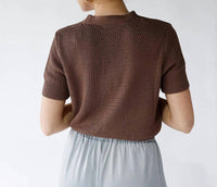 Urban Daizy - GOLDEN TIDE KNIT TOP
