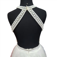 Precious Formals - Beaded Illusion Formal Ball Gown