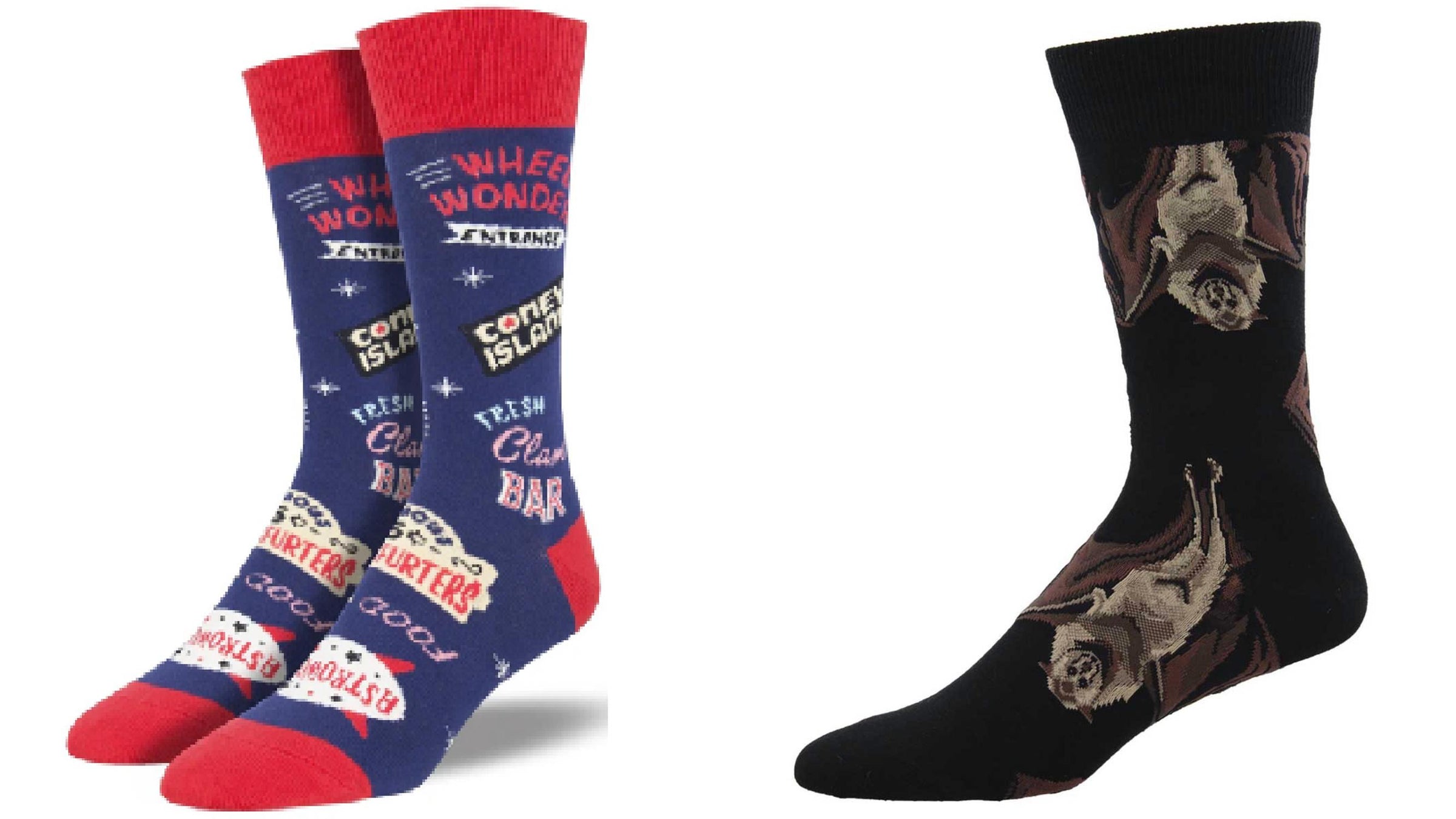 SOCKSMITH Men's Coney Island & Going Batty Socks - Set Of 2 Pair in multi - men's item