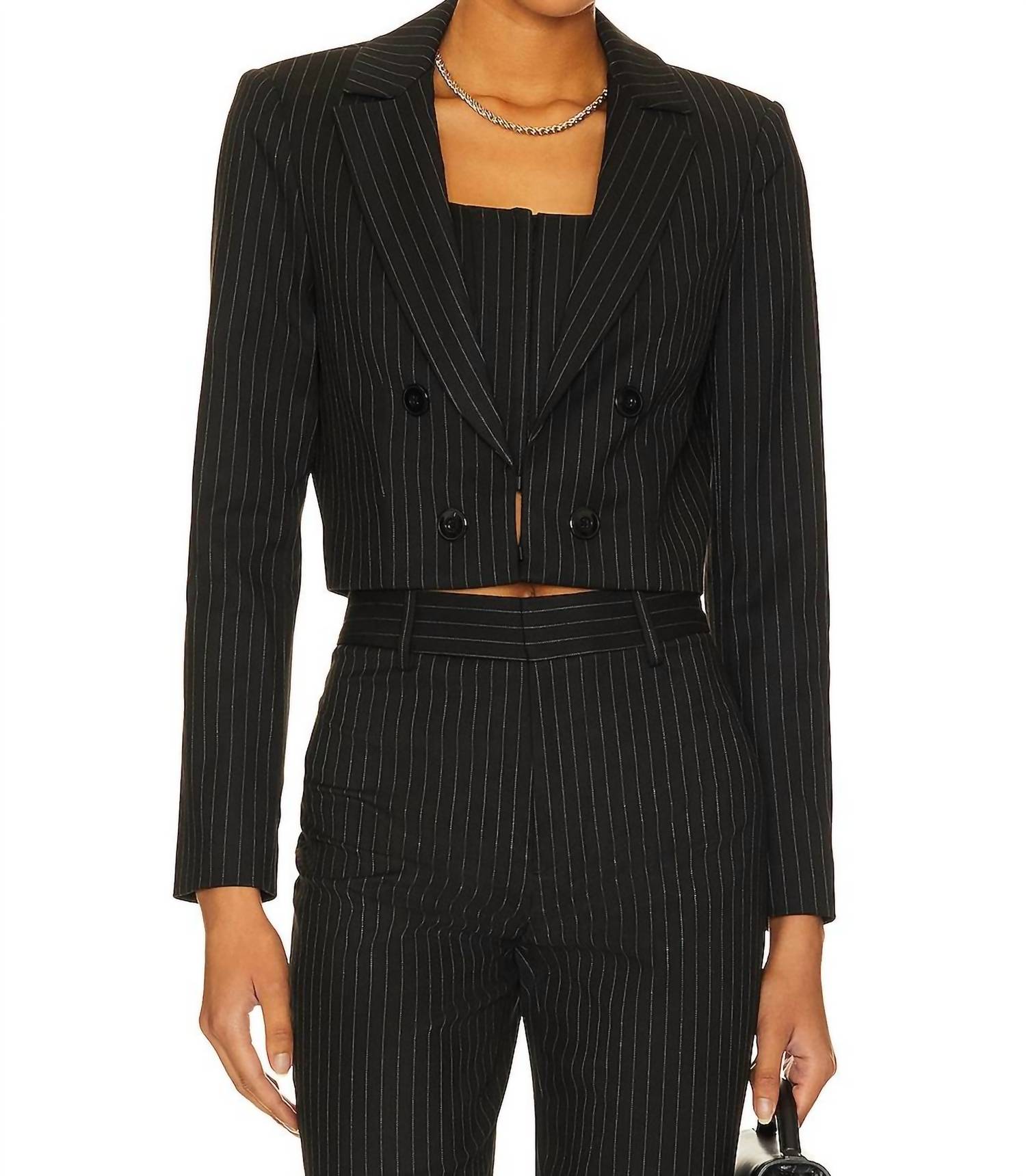 Alice + Olivia - Mya Notch Collar Blazer