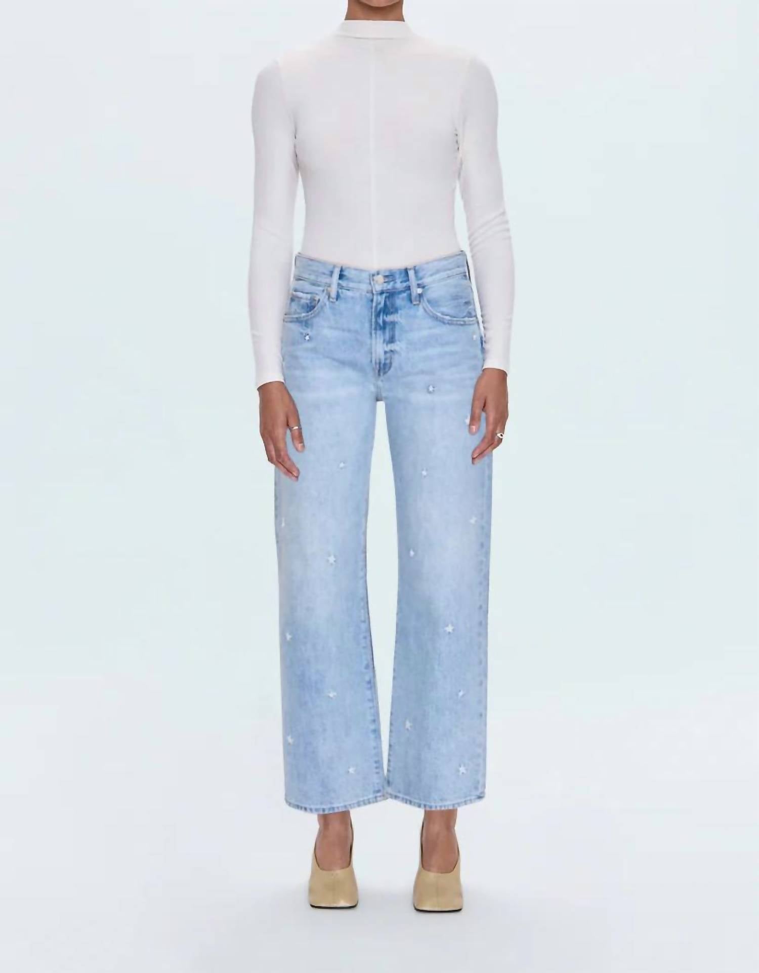 Pistola - Lexi Mid-Rise Straight Leg Jeans