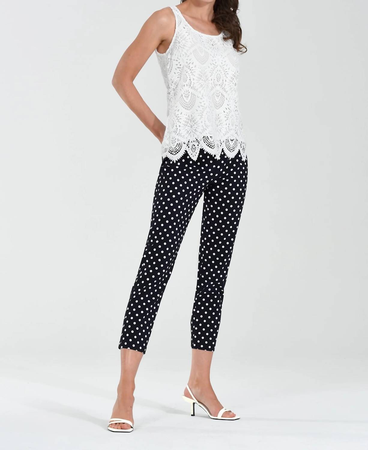 Robell - Bella Polka Dot Trousers