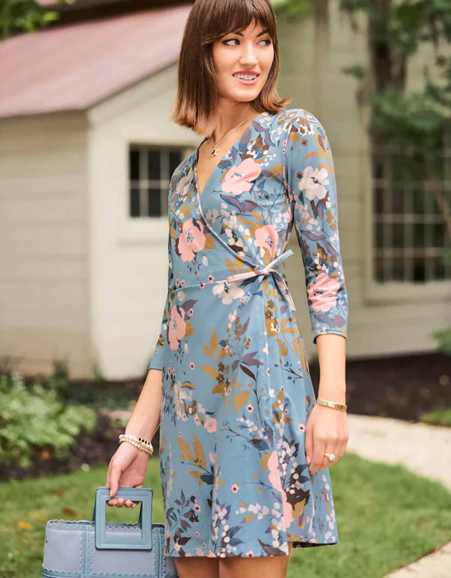 Spartina 449 - Alisa Forest Wildflowers Wrap Dress