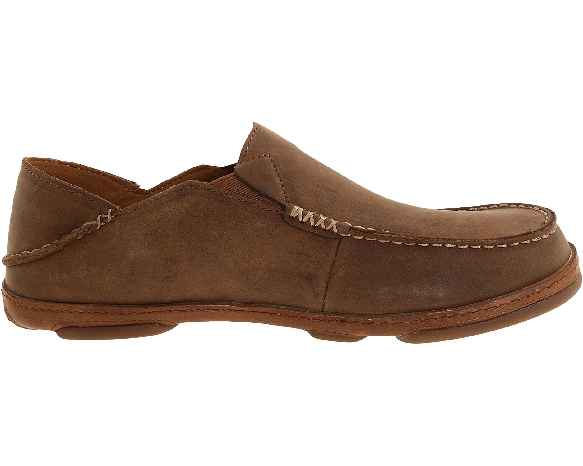 Olukai - Men's Moloa Leather Slip-on Shoes