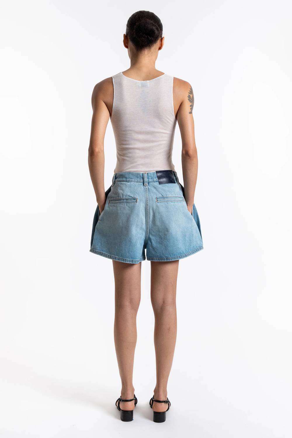 Haikure - Ashley High Waist Denim Shorts