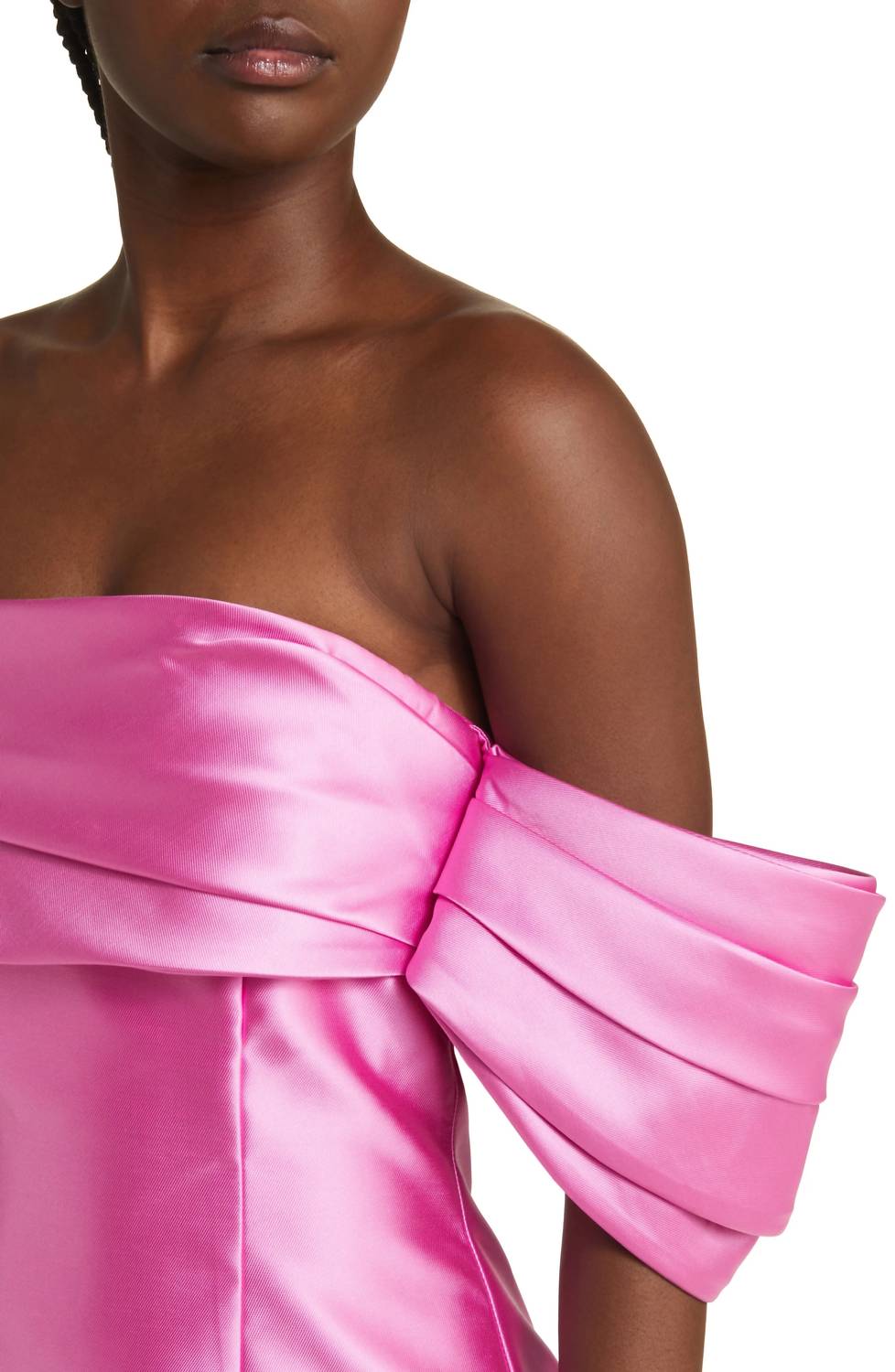 Moon River - Off The Shoulder Puff Sleeve Mini Dress