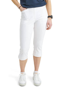 Abacus Sportswear Us - Elite High Waist 4-ways Stretch Golf Capri Pants