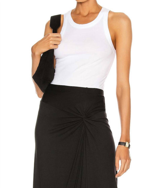 Enza Costa - Cropped Bold Sheath Tank
