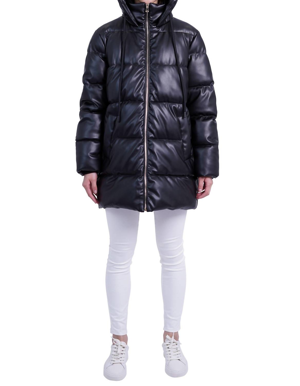 Love Token - Bianka Zip Front Puffer Coat