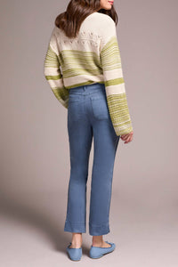 Tribal - Comfort Stretch Pull-on Kick Flare Ankle Pants