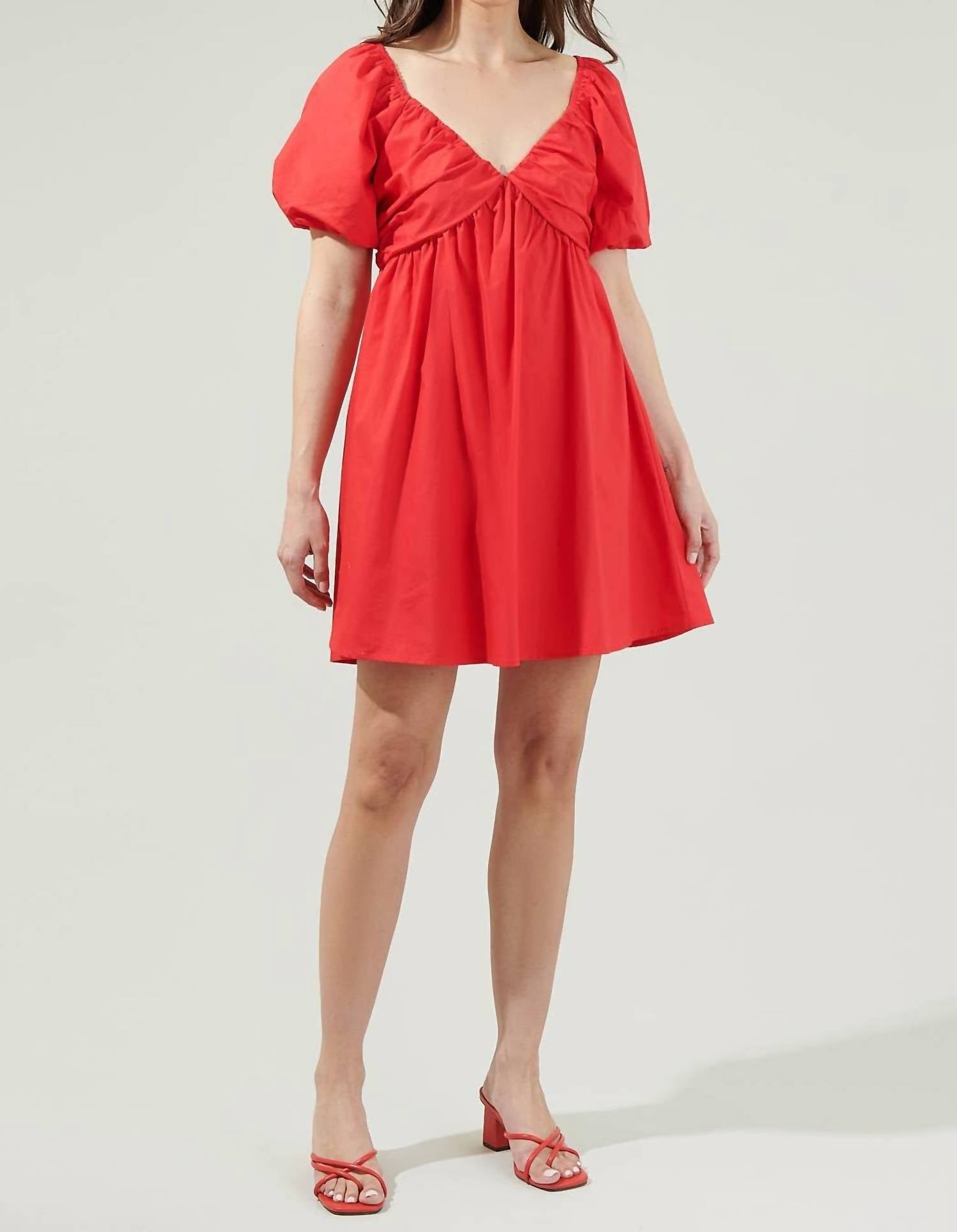 Sugarlips - Leandra Poplin Mini Dress