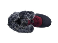 Kamik - Women's Momentum 3 Pull On Rounded Toe Waterproof Fur Trim Ankle Snow Boots