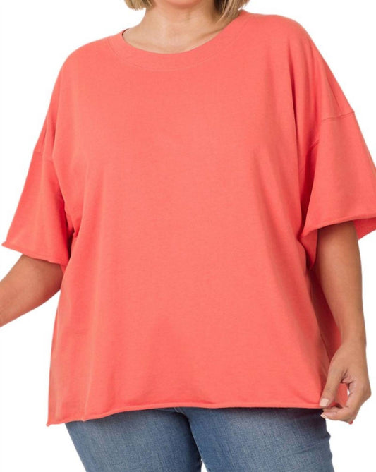 Zenana - French Terry Top Plus