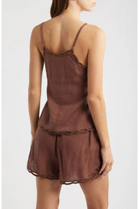 Deluc - Comte Embroidered Trim Camisole