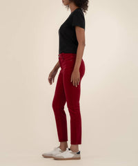 Kut From The Kloth - Charlize High Rise Fab Ab Cigarette Leg-raw Hem Jeans