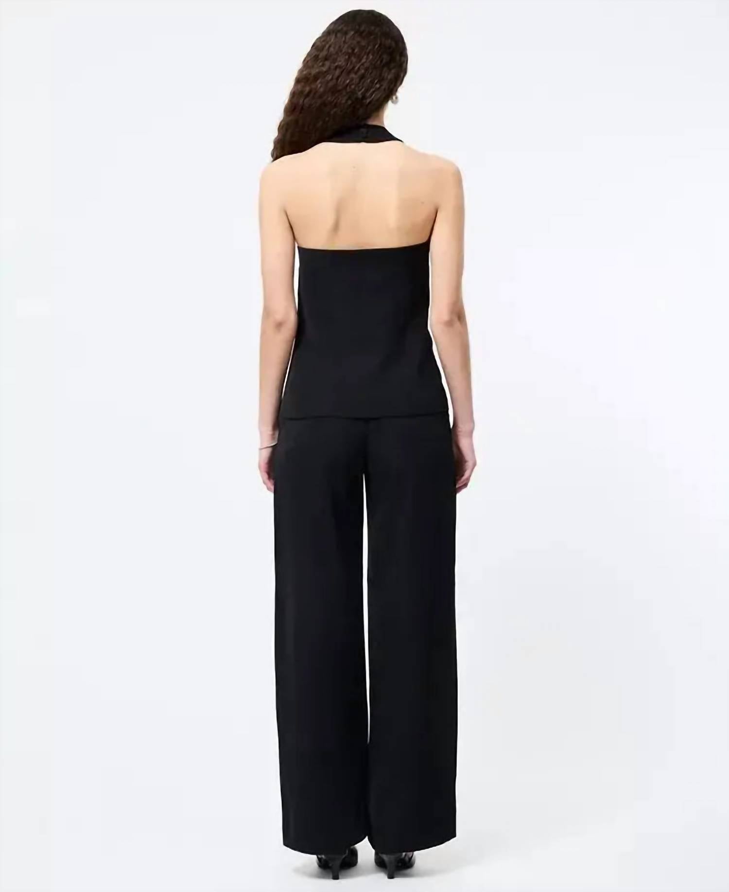 French Connection - Harry Suiting Criss Cross Vest Top