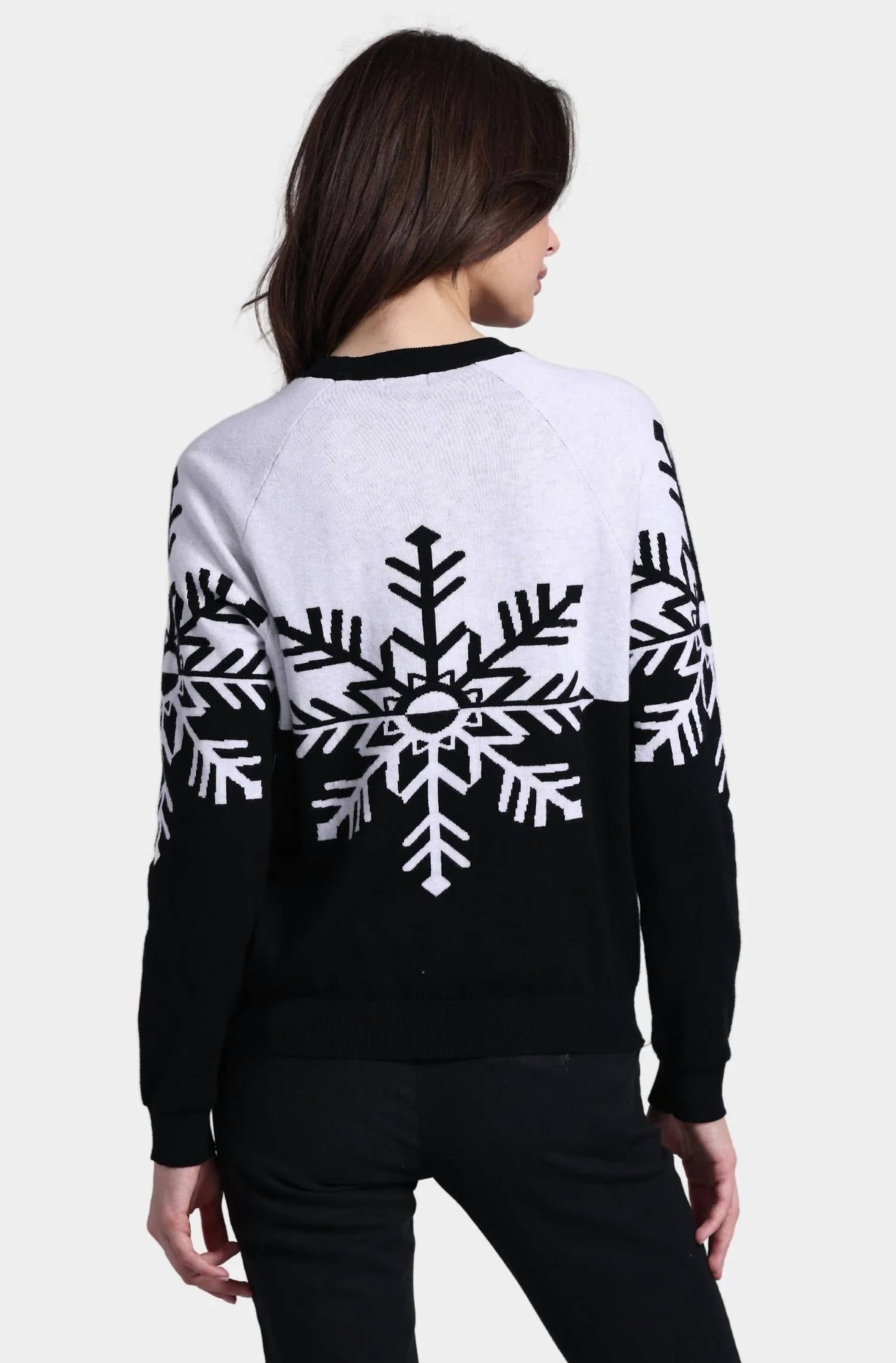 Minnie Rose - Snowflke Reversible Sweater