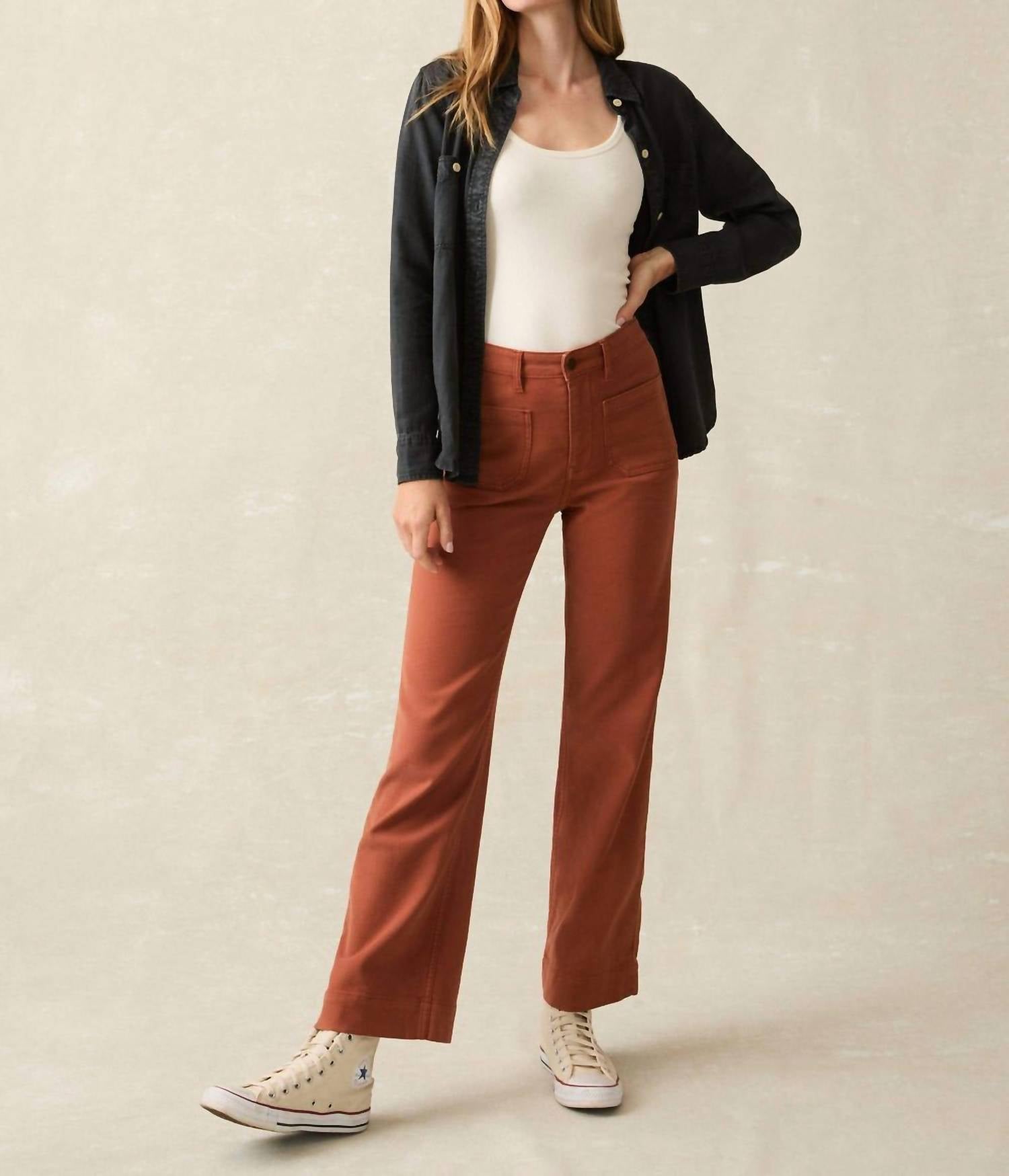 Faherty - Stretch Terry Patch Pocket Pant