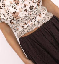 Sadie & Sage - Viola V Neck Ruffle Top