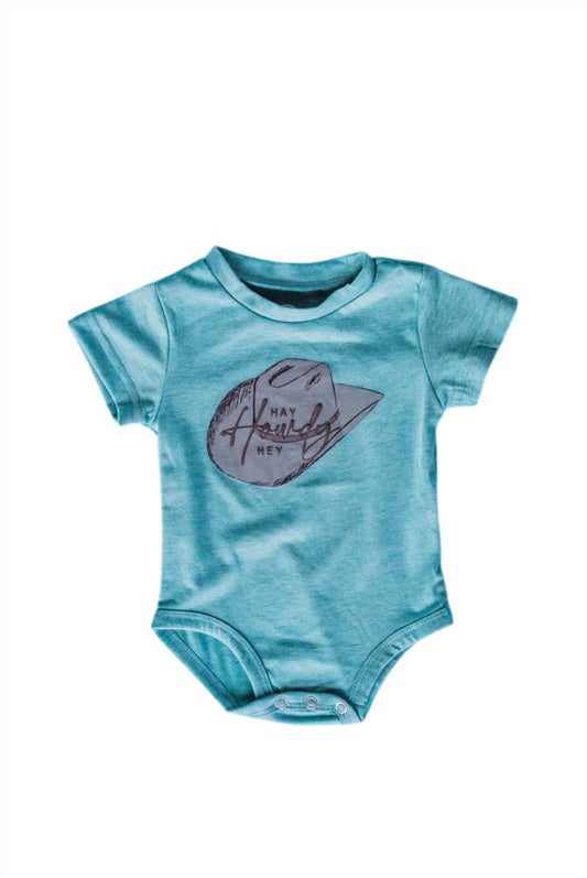 2Flyco - Baby Girl's Hey Howdy One Piece