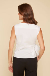 Renuar - Sleeveless Tie Top