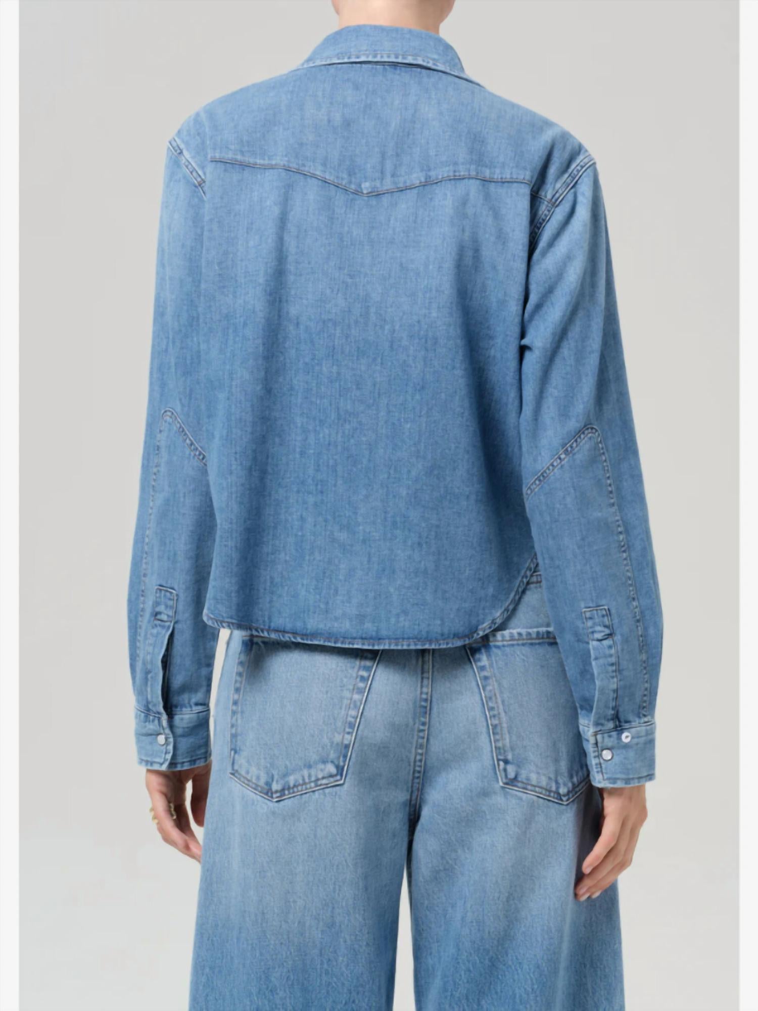 Citizens Of Humanity - Cropped Western Shirt