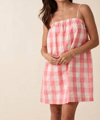 Wishlist - Flirty Check Mini Dress