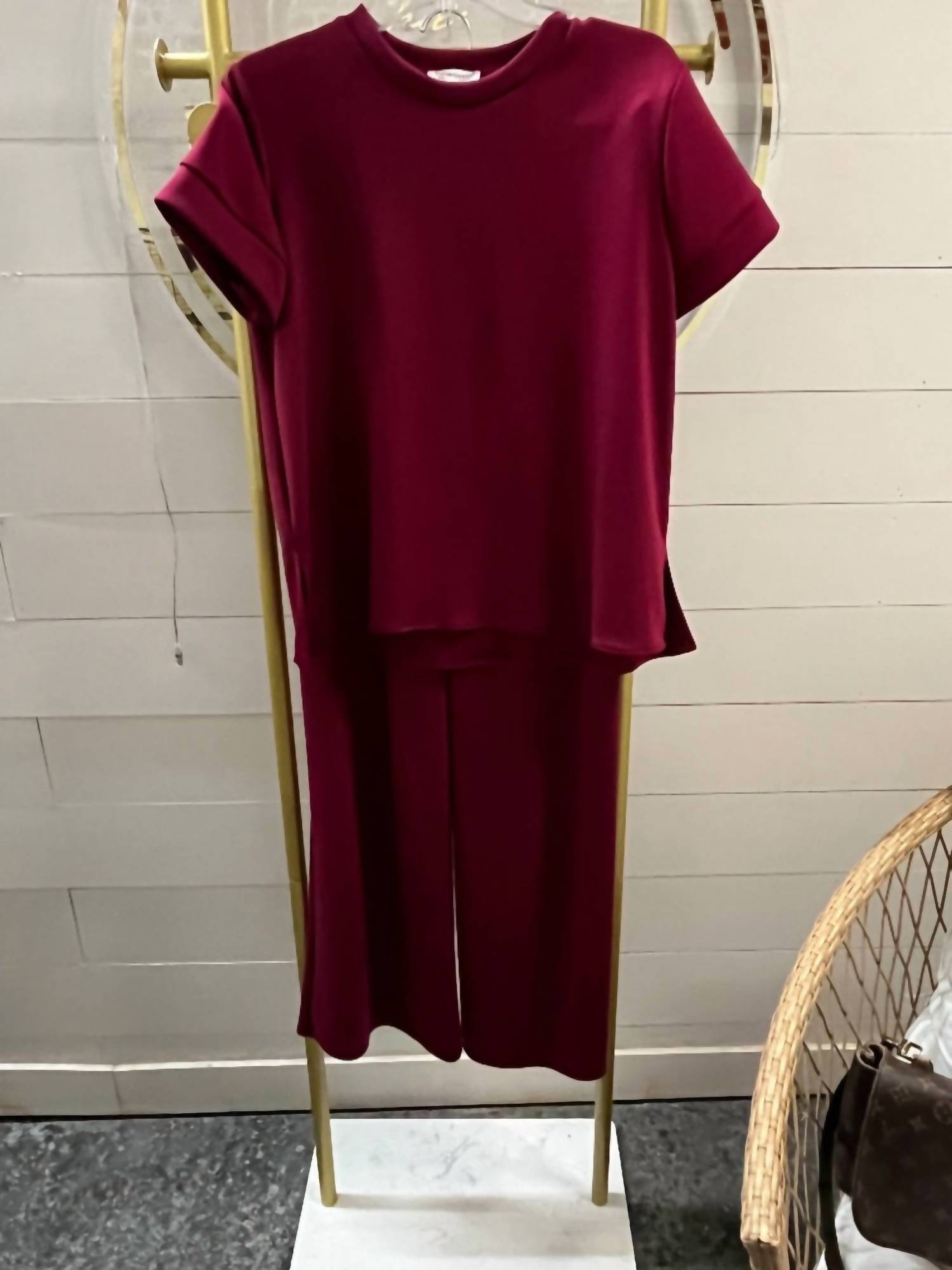 Carole Christian - Women's Scuba 2 piece pantsuit