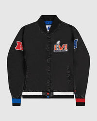 Starter - Women's Super Bowl LVI Varsity Satin Full-Snap Jacket