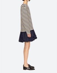 Sea - Athena Striped T Shirt Combo Bubble Dress